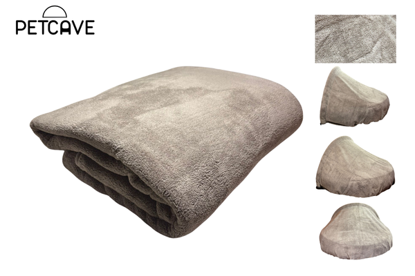 grey pet cave cover